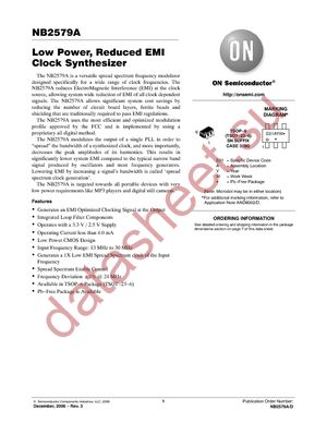 NB2579ASNR2G datasheet  